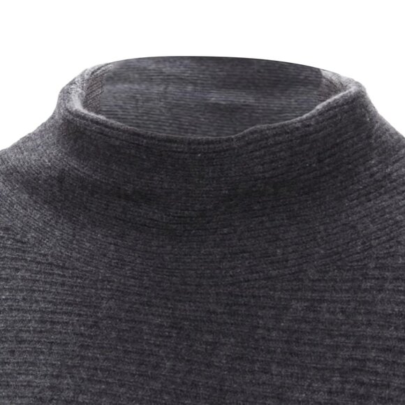Vince Merino Wool Cashmere Funnel Mock Neck Sweater Grey – M - Picture 14 of 15
